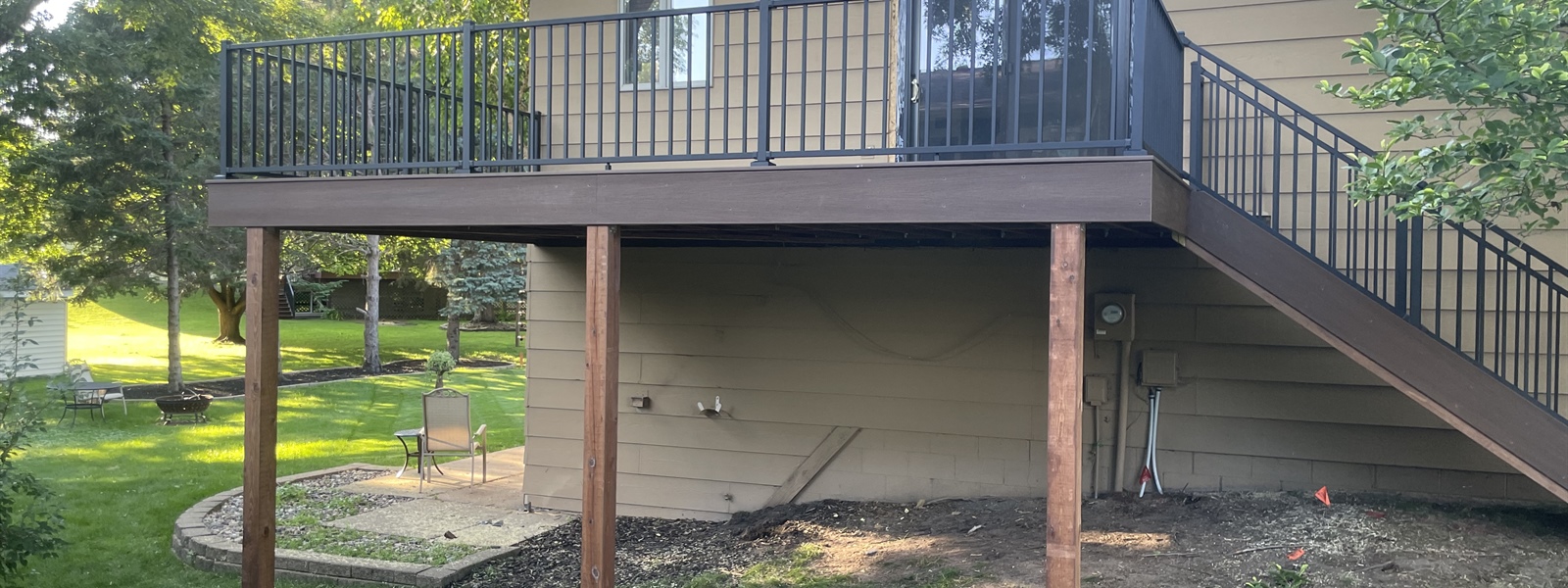 Doubling the Space in a Single Day: An Elevated Deck Expansion in Andover