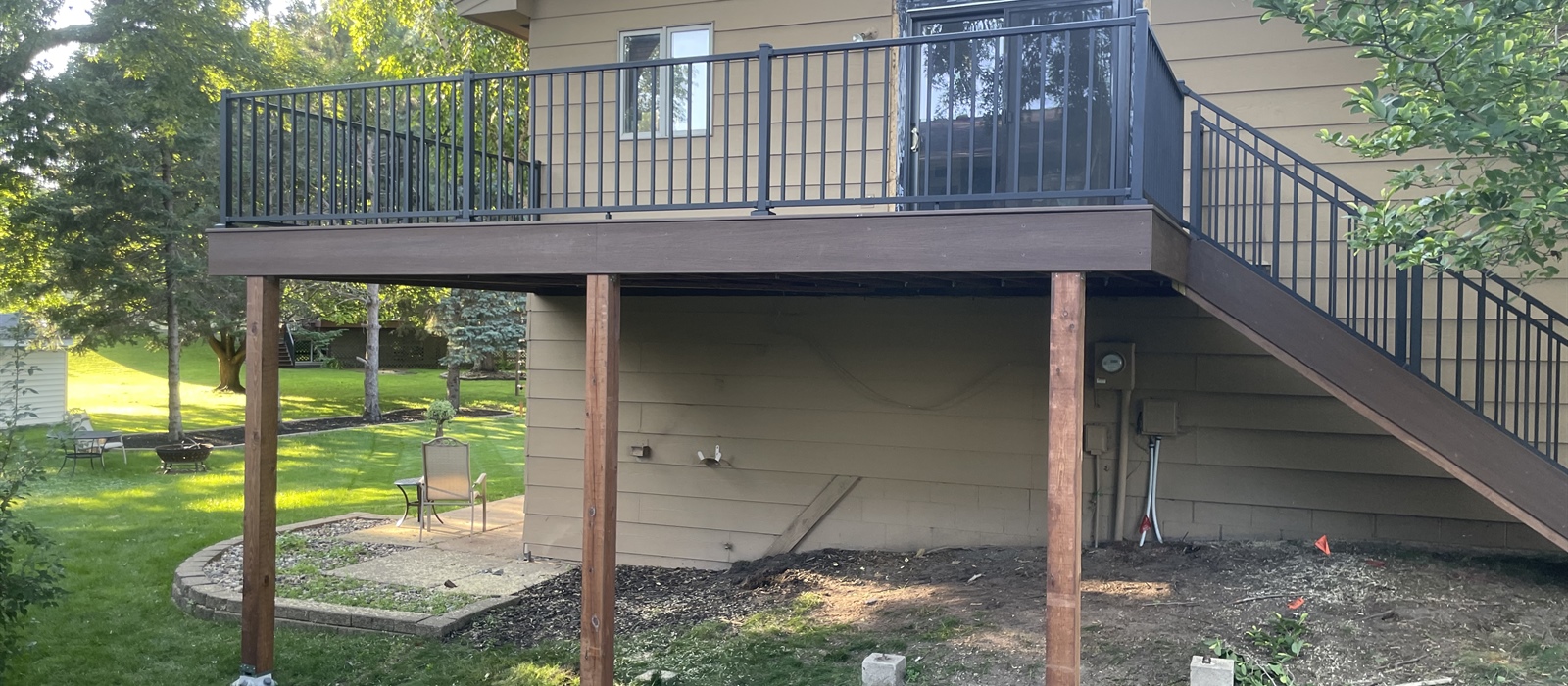Doubling the Space in a Single Day: An Elevated Deck Expansion in Andover